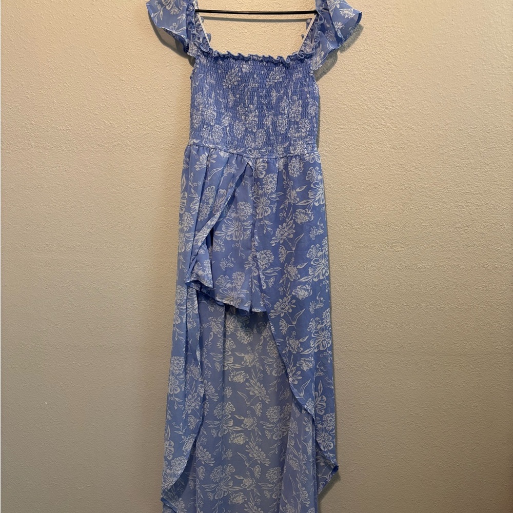 Rue21 Light Blue Smocked Top
